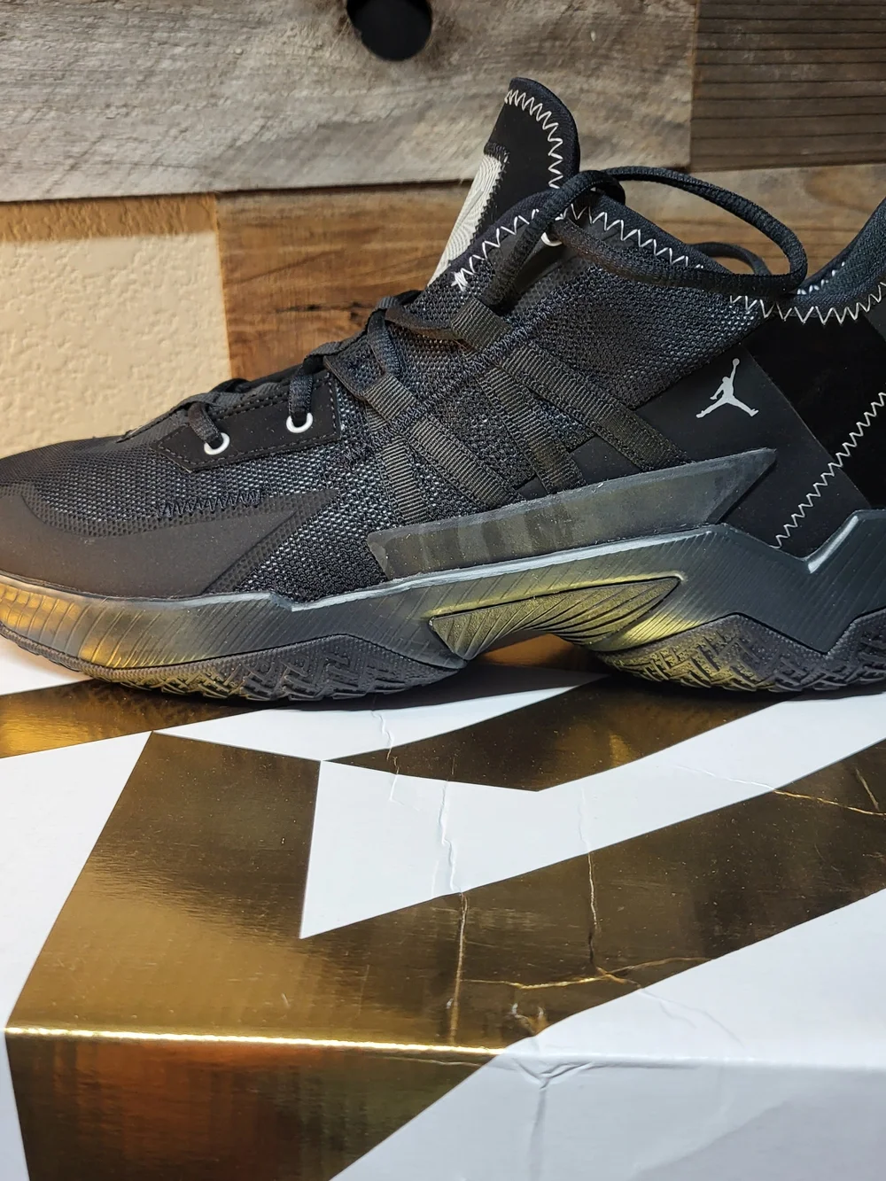 *NEW* Jordan One Take II Black/Metallic Silver Size Men’s 12 Women's 13.5